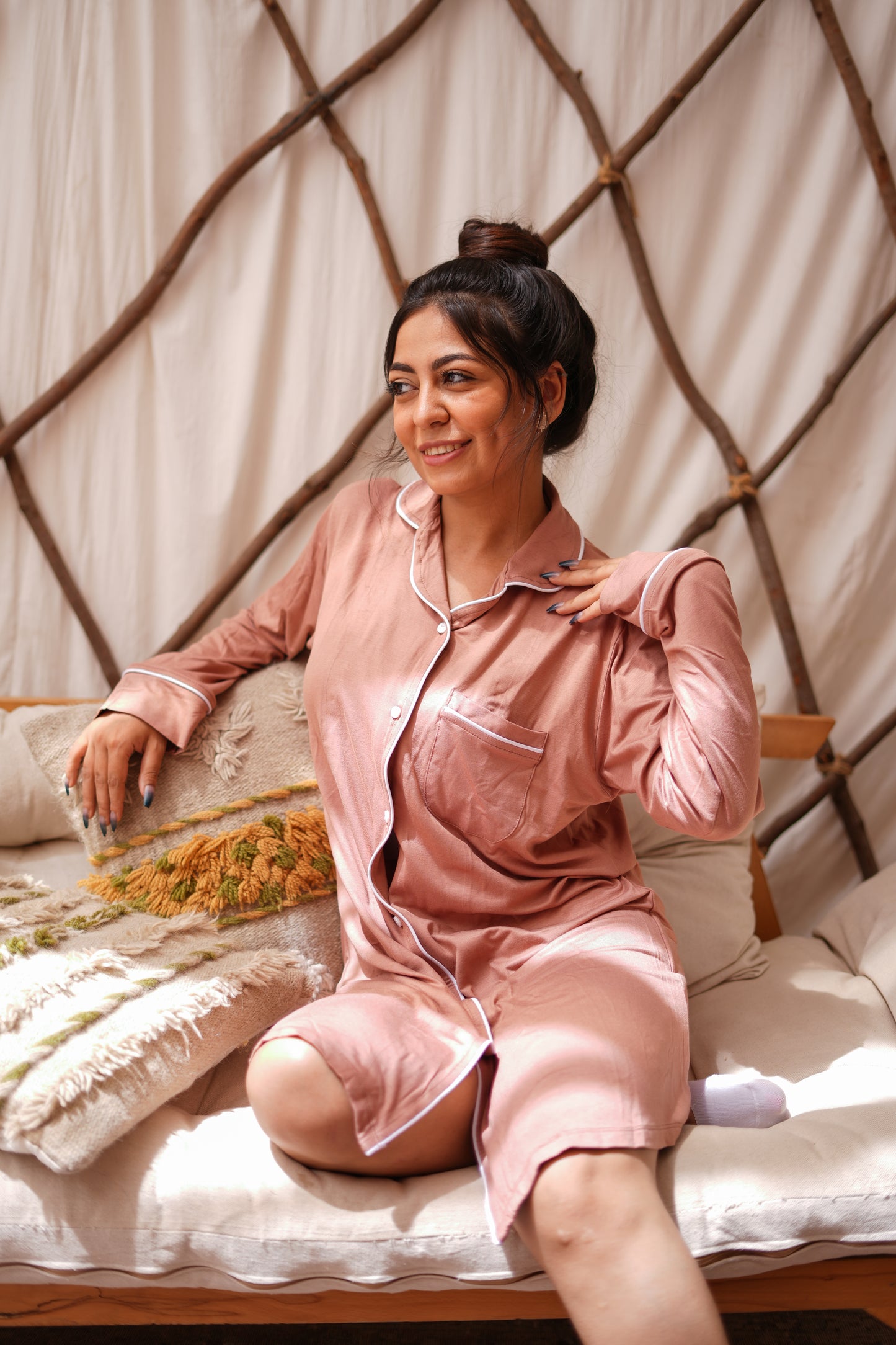 Sienna brown - nightdress